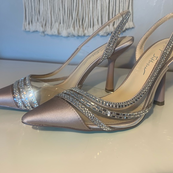 Betsy Johnson Dora Rhinestone Slingback Dress Pump - Picture 4 of 6